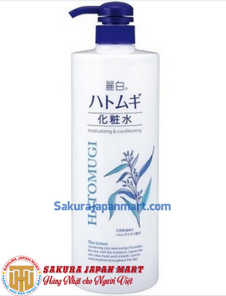 Nước Hoa Hồng Hạt Ý Dĩ HATOMUGI Dưỡng trắng, Cấp Ẩm, Mờ Thâm 1000ml